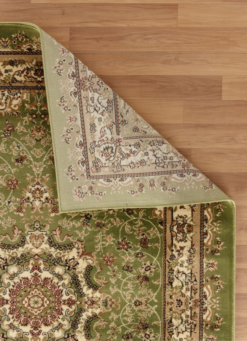 Yasmin Green Victorian Oriental Area Rugs