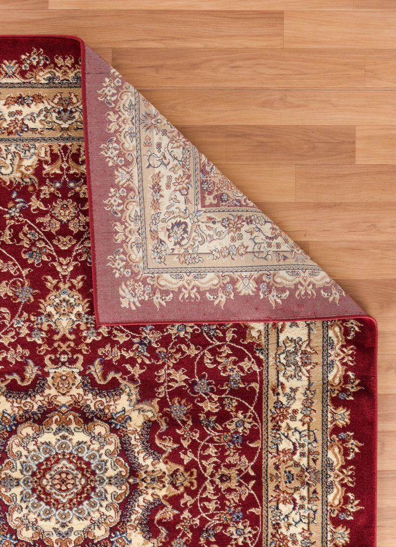 Yasmin Burgundy Victorian Oriental Area Rugs