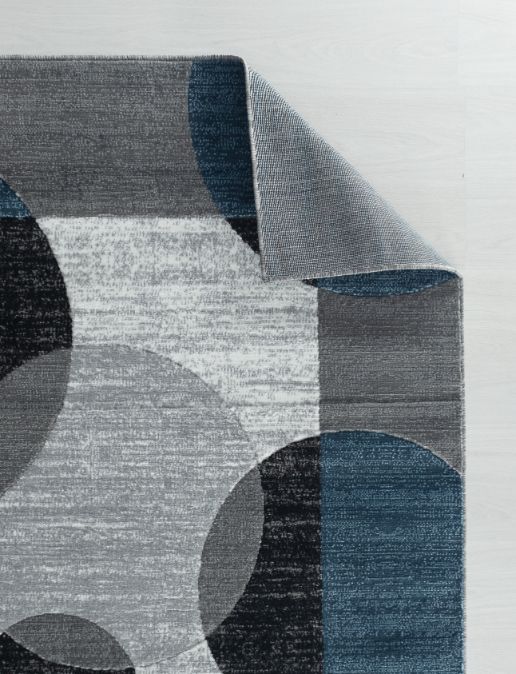 Addison Blue Geometric Modern Area Rug